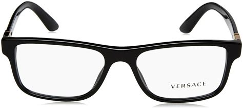 Versace™ VE3211 GB1 55 Black Eyeglasses.